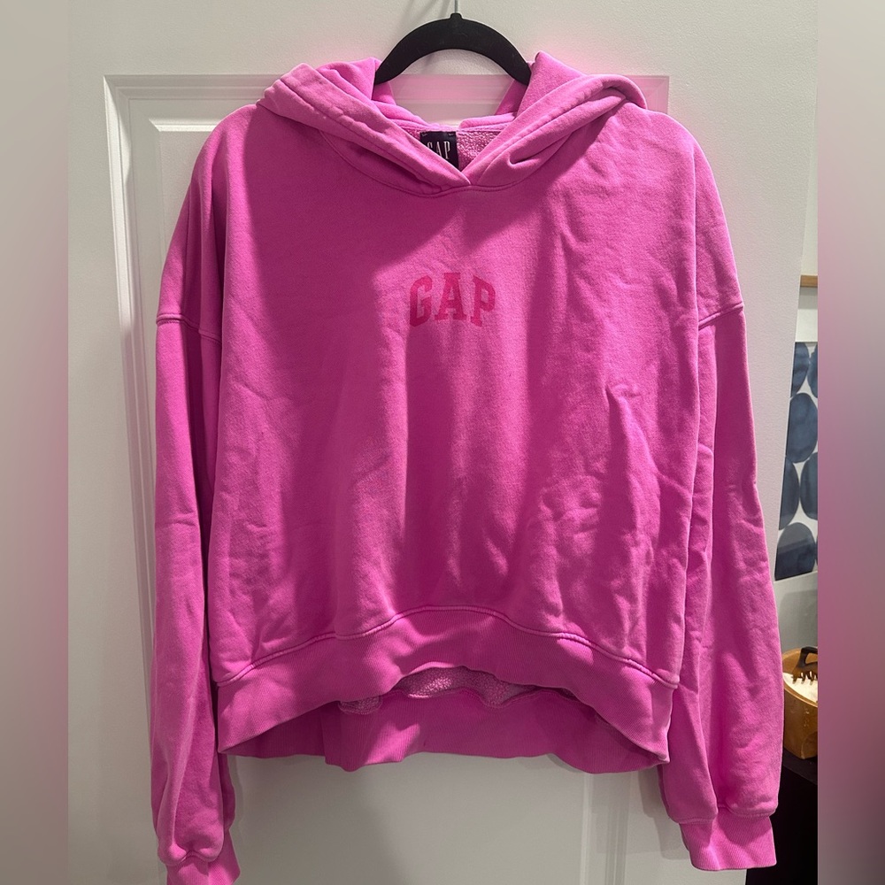 Hot pink GAP hoodie size L